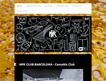 Tablet Screenshot of npkbarcelona.com